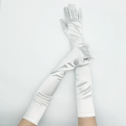 Classic Adult 55cm Opera/Elbow Stretch Satin Finger Long Gloves Women Party Evening Costume Wedding Dress Elegant Gloves
