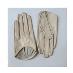 2025 Half Palm Glove Street Fashion Driving Gloves Genuine Real Goat Leather Gloves Women Fashion Short Mittens G621