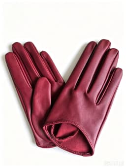 2025 Half Palm Glove Street Fashion Driving Gloves Genuine Real Goat Leather Gloves Women Fashion Short Mittens G621