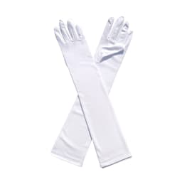 2022 New 54CM Women Long Autumn Winter Warm Black Evening Dress Etiquette Gloves Retro Style Banquet Accessories Elasticity Gift