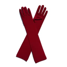 2022 New 54CM Women Long Autumn Winter Warm Black Evening Dress Etiquette Gloves Retro Style Banquet Accessories Elasticity Gift