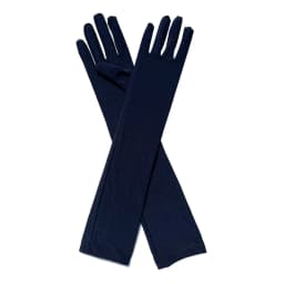 2022 New 54CM Women Long Autumn Winter Warm Black Evening Dress Etiquette Gloves Retro Style Banquet Accessories Elasticity Gift