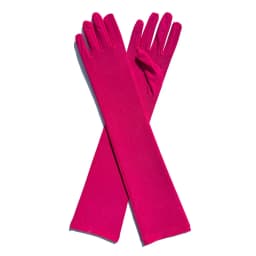 2022 New 54CM Women Long Autumn Winter Warm Black Evening Dress Etiquette Gloves Retro Style Banquet Accessories Elasticity Gift