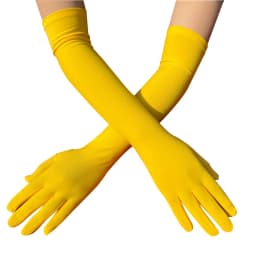 2022 New 54CM Women Long Autumn Winter Warm Black Evening Dress Etiquette Gloves Retro Style Banquet Accessories Elasticity Gift