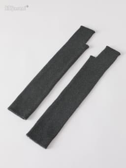 Winter Women Wool Long Mitts 40cm 50cm 60cm Fine Knitted Fingerless Gloves Y2k Thermal Gloves Semi Finger Lengthen Arm Warmers