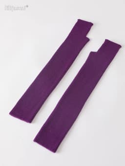 Winter Women Wool Long Mitts 40cm 50cm 60cm Fine Knitted Fingerless Gloves Y2k Thermal Gloves Semi Finger Lengthen Arm Warmers