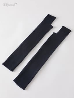 Winter Women Wool Long Mitts 40cm 50cm 60cm Fine Knitted Fingerless Gloves Y2k Thermal Gloves Semi Finger Lengthen Arm Warmers