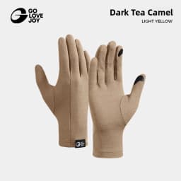 Golovejoy Merino Wool Touchscreen Gloves Men Women Cycling Thin Outdoor Riding Windproof Mountain Climbing Lightweight Comfor...