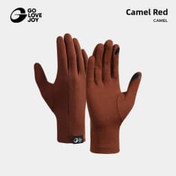 Golovejoy Merino Wool Touchscreen Gloves Men Women Cycling Thin Outdoor Riding Windproof Mountain Climbing Lightweight Comfor...
