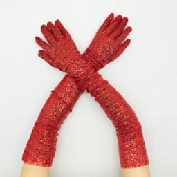 60cm Women Long Sequins Gloves Retro Style Fashion Personality Opera Prom Cosplay Stage Performance Elasticity Thin