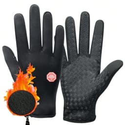 Windproof Warm Gloves For Winter Anti Slip Silicon Touch Screen Full Finger Cold-proof Bicycle Cycling Touchscreen Sport Gloves