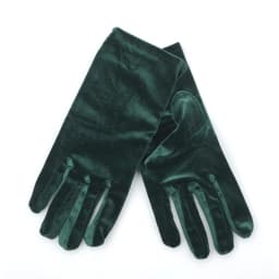 Autumn Winter Short Opera Velvet Gloves for Women Flapper Stretchy Wrist Length Banquet Gloves Tea Wedding Party Costume Gloves