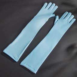 Women 45cm Milk Silk High Stretch Gloves Festival Party Group Show Bar Dance Dress Up Cosplay Performance Etiquette Multicolor