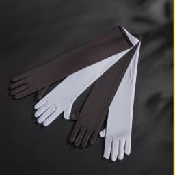 Women 45cm Milk Silk High Stretch Gloves Festival Party Group Show Bar Dance Dress Up Cosplay Performance Etiquette Multicolor