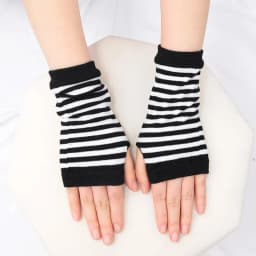 Anime Women Short Fingerless Gloves Cosplay Mitten Unisex Oversleeve Arm Warmer Men's Fashion Warm Cuff Gloves Cosplay Accessory