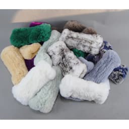 2026 Fashion Real Rex Rabbit Fur Women's Winter Gloves Genuine Fur Mittens Girl Fingerless Gloves Wrist Warmer Elastic Fluffy