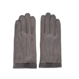 Winter Men Plush Warm Cashmere Outdoor Sports Cycling Mittens Women Three Ribs Suede Leather Touch Screen Driving Glove J98