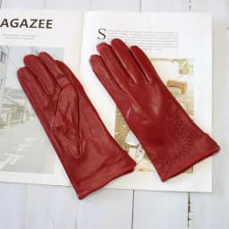 Colorful Leather Gloves Women Fashion Simple Style Velvet Lining Autumn Winter Warm Ladies Sheepskin Finger Gloves
