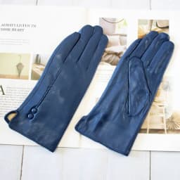 Colorful Leather Gloves Women Fashion Simple Style Velvet Lining Autumn Winter Warm Ladies Sheepskin Finger Gloves