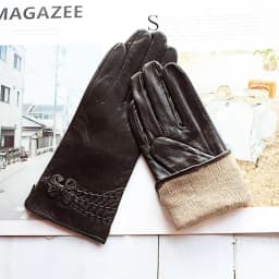 Colorful Leather Gloves Women Fashion Simple Style Velvet Lining Autumn Winter Warm Ladies Sheepskin Finger Gloves