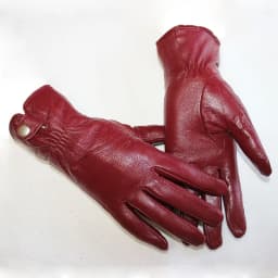 Colorful Leather Gloves Women Fashion Simple Style Velvet Lining Autumn Winter Warm Ladies Sheepskin Finger Gloves