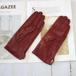 Colorful Leather Gloves Women Fashion Simple Style Velvet Lining Autumn Winter Warm Ladies Sheepskin Finger Gloves