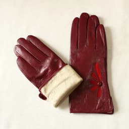 Colorful Leather Gloves Women Fashion Simple Style Velvet Lining Autumn Winter Warm Ladies Sheepskin Finger Gloves