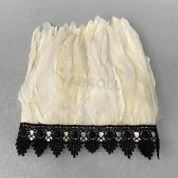 Natural Feather Sleeve Cuffs Gloves Party Cosplay Lace Wrist Cuffs Fur Sleeve Furry Accessories Carnival Stage Show Costume