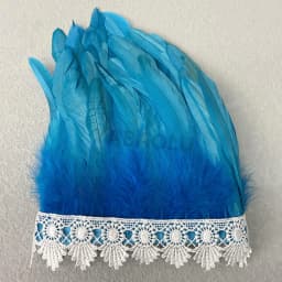 Natural Feather Sleeve Cuffs Gloves Party Cosplay Lace Wrist Cuffs Fur Sleeve Furry Accessories Carnival Stage Show Costume