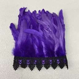 Natural Feather Sleeve Cuffs Gloves Party Cosplay Lace Wrist Cuffs Fur Sleeve Furry Accessories Carnival Stage Show Costume