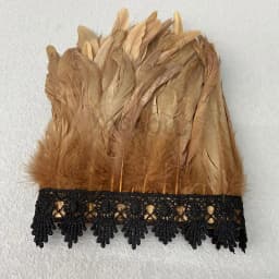 Natural Feather Sleeve Cuffs Gloves Party Cosplay Lace Wrist Cuffs Fur Sleeve Furry Accessories Carnival Stage Show Costume