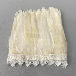 Natural Feather Sleeve Cuffs Gloves Party Cosplay Lace Wrist Cuffs Fur Sleeve Furry Accessories Carnival Stage Show Costume