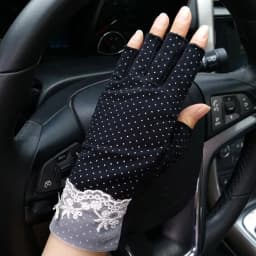 Female Sports Fitness Cycling Sunscreen Touch Screen Long Full Finger Gloves Women Cotton Fashion Half Finger Driving Gloves B91