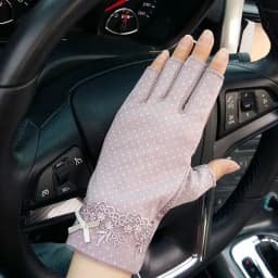 Female Sports Fitness Cycling Sunscreen Touch Screen Long Full Finger Gloves Women Cotton Fashion Half Finger Driving Gloves B91