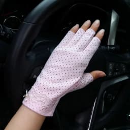 Female Sports Fitness Cycling Sunscreen Touch Screen Long Full Finger Gloves Women Cotton Fashion Half Finger Driving Gloves B91