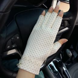 Female Sports Fitness Cycling Sunscreen Touch Screen Long Full Finger Gloves Women Cotton Fashion Half Finger Driving Gloves B91