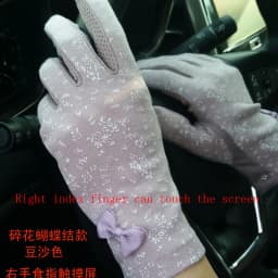 Female Sports Fitness Cycling Sunscreen Touch Screen Long Full Finger Gloves Women Cotton Fashion Half Finger Driving Gloves B91