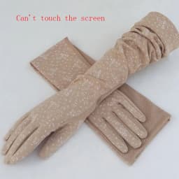 Female Sports Fitness Cycling Sunscreen Touch Screen Long Full Finger Gloves Women Cotton Fashion Half Finger Driving Gloves B91