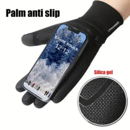 Autumn Winter Warm Windproof Waterproof Touch Screen Gloves for Men And Women Outdoor Fishing Running Cycling Skiing Cold Gloves