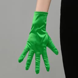 Women Wedding Brides Satin Short Gloves Opera Banquet Stage Performances Multicolored Elegant Temperament Princess