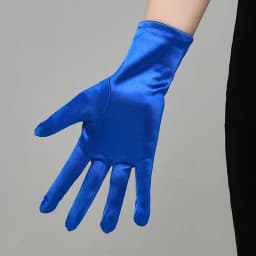 Women Wedding Brides Satin Short Gloves Opera Banquet Stage Performances Multicolored Elegant Temperament Princess