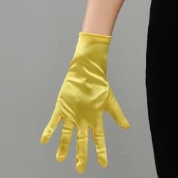 Women Wedding Brides Satin Short Gloves Opera Banquet Stage Performances Multicolored Elegant Temperament Princess
