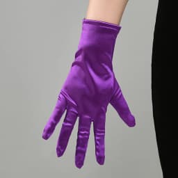 Women Wedding Brides Satin Short Gloves Opera Banquet Stage Performances Multicolored Elegant Temperament Princess