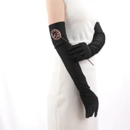 Women's Mittens Long Gloves Classic Adult Black White Red Opera/Elbow/Wrist Stretch Satin Finger Flapper Gloves Matching Costume