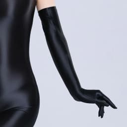 52cm Woman High Stretch Sexy Oil Smooth Glvoes Night Club Party Long Gloves Sun Protection Hand Dance Stage Performance Cosplay