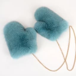 Hot Sale Winter Women Natural Real Fox Fur Gloves Warm 100% Genuine Fox Fur Mittens Girl Fashion Luxury Real Fox Fur Glove