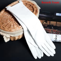 Sale 2026 Winter Women Genuine Leather 30cm/40cm/50cm Long Evening Gloves Female Customized Large 2XL Size Black/Red/White Luvas