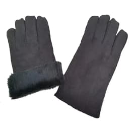 2017 Winter Thick Faux Wool Sheepskin Gloves Mittens Fashion Unisex Wind Suede Leather Fur Women Men Warmer Cycling Gloves G127