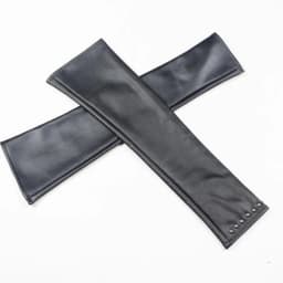 Women Winter Warm Half Finger Arm Sleeve Nightclub Show Touch Screen Mitten Thin Long Fingerless Pu Leather Driving Gloves M36