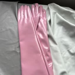 Genuine Patent Leather Gloves Women's Long Gloves Men's Sexy Ladies Shiny Party Evening Overlength Opera Shine Leather Customize